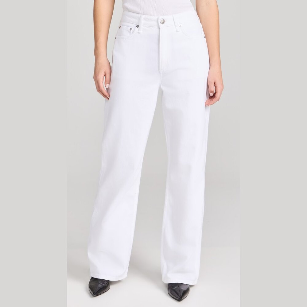 rag & bone Featherweight Logan Jeans Optic White